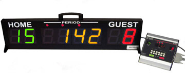 SS-2000T Befour / Edge Sports Scoreclock / Timer with Tablet - Click Image to Close